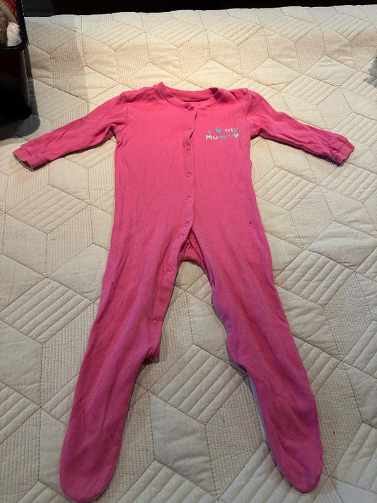 Pink sleeping