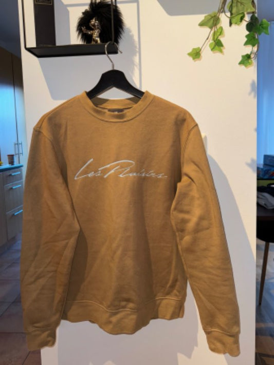 Brún crewneck peysa