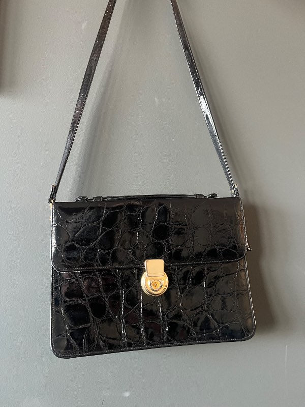 Vintage glans veski stórt