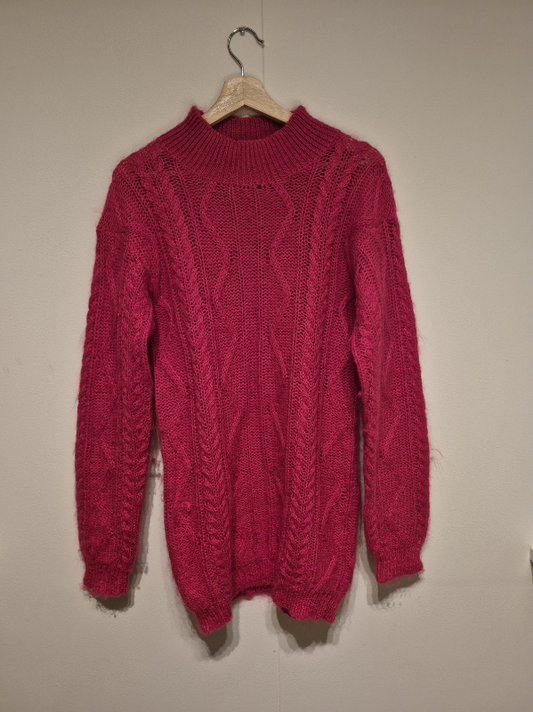 Peysa prjónuð - Mohair blanda - E