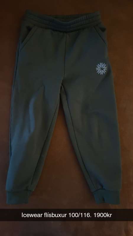 Icewear flís buxur grænar