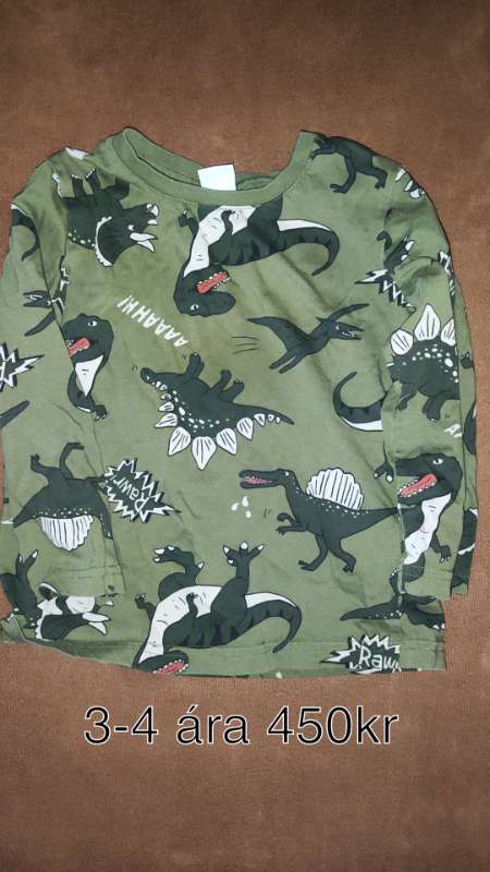 Risaeðla síðermabol