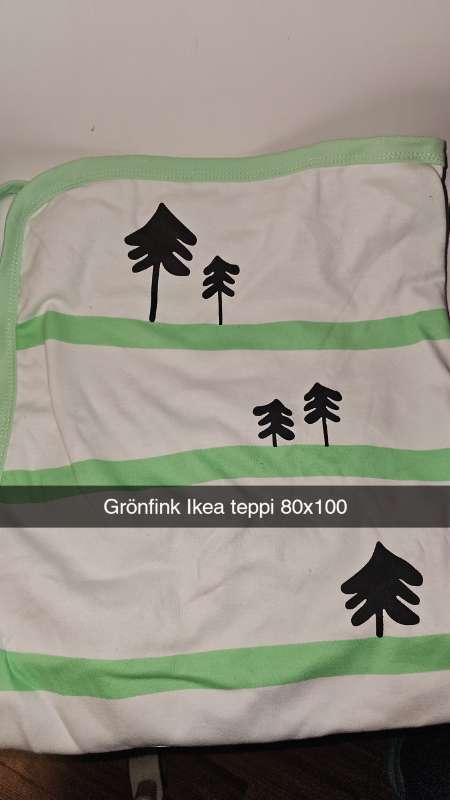 Grönfink teppi ikea