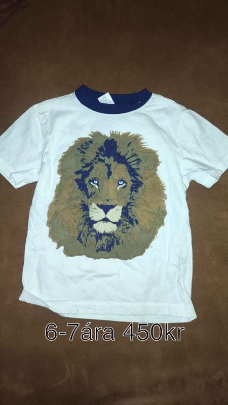 Ljóna hvítur bolur