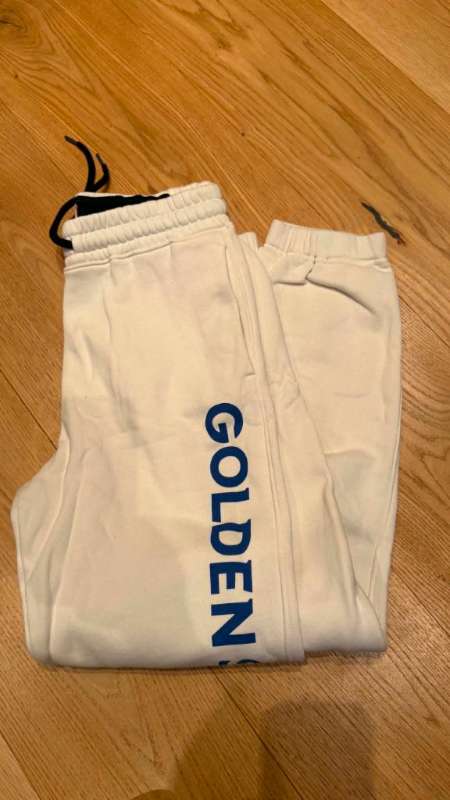 Hollister ljósar joggingbuxur