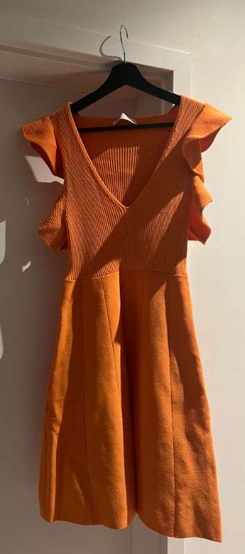 Zara orange dress