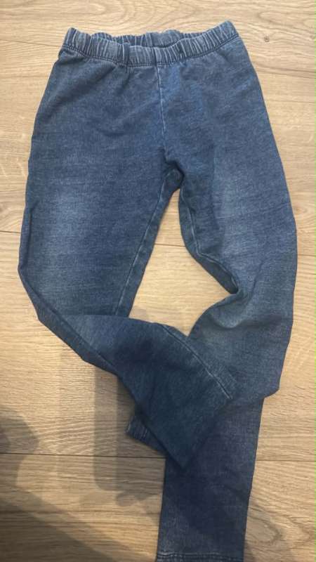 Lindex - bláar leggings buxur