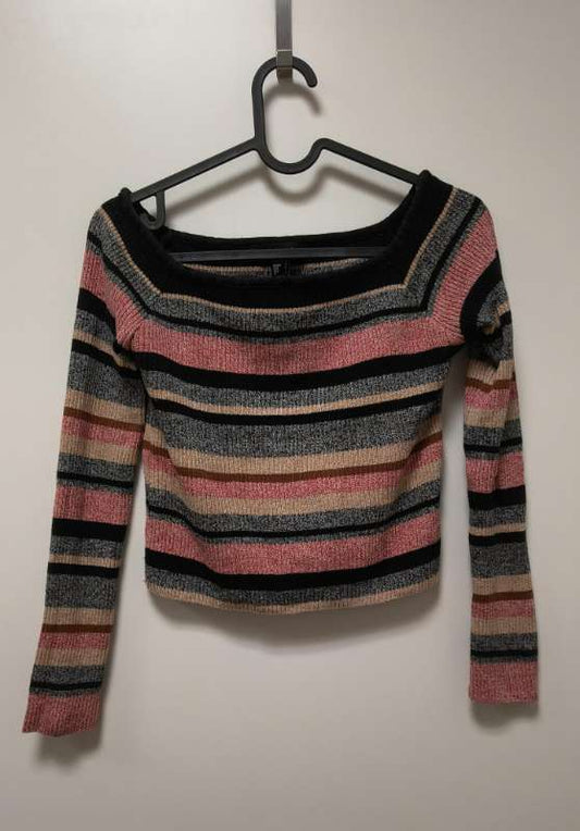 colorful striped sweater