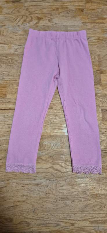 Kvartbuxur leggings með blúndu