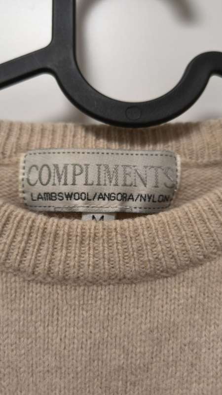 beige wool sweater