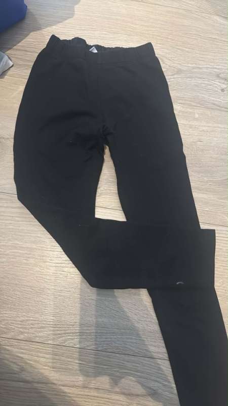 Lindex - leggings buxur svartar - Notaðar 1x