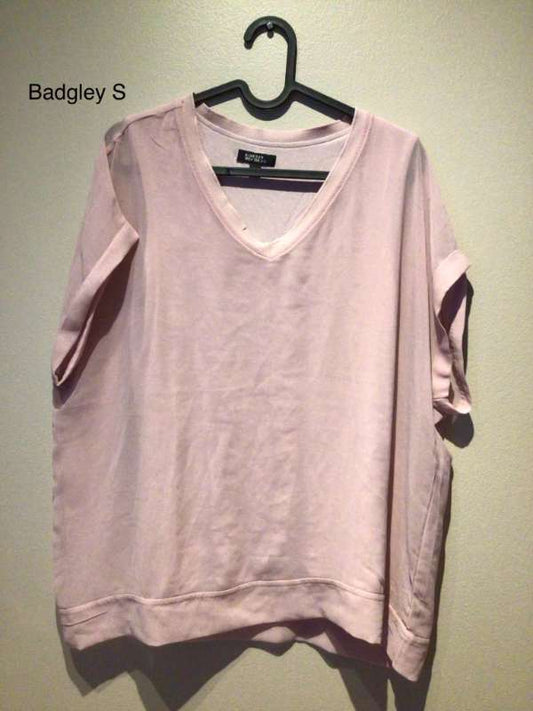 Bleik blússa Badgley S