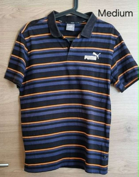 stuttermabolur POLO röndóttur