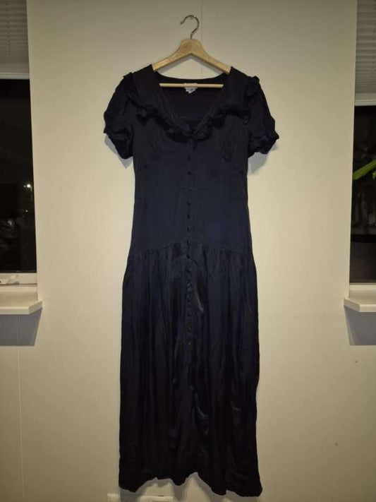 Kjóll - Ghost London - Satín dökkblár - E