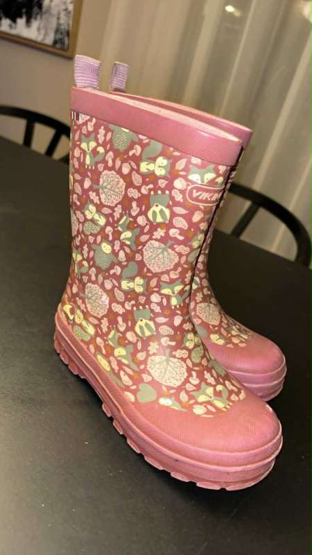 Viking stígvél bleik