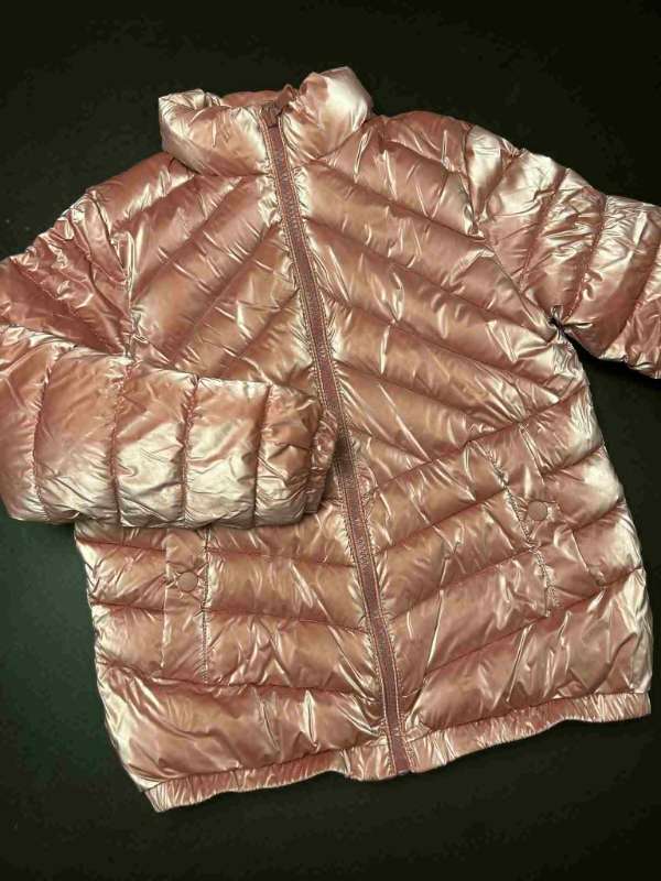 ZARA úlpa bleik glans