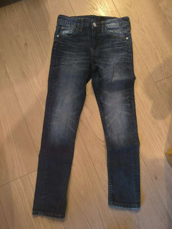 Gallabuxur, bláar. Denim