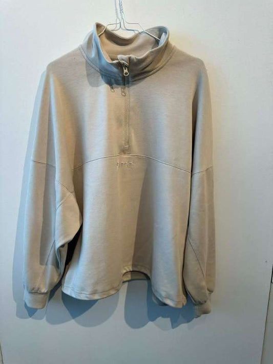 Aimin hálfrennd peysa -kremuð