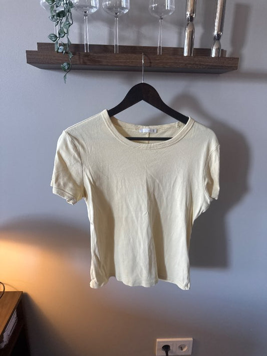 Zara gulur stuttermabolur