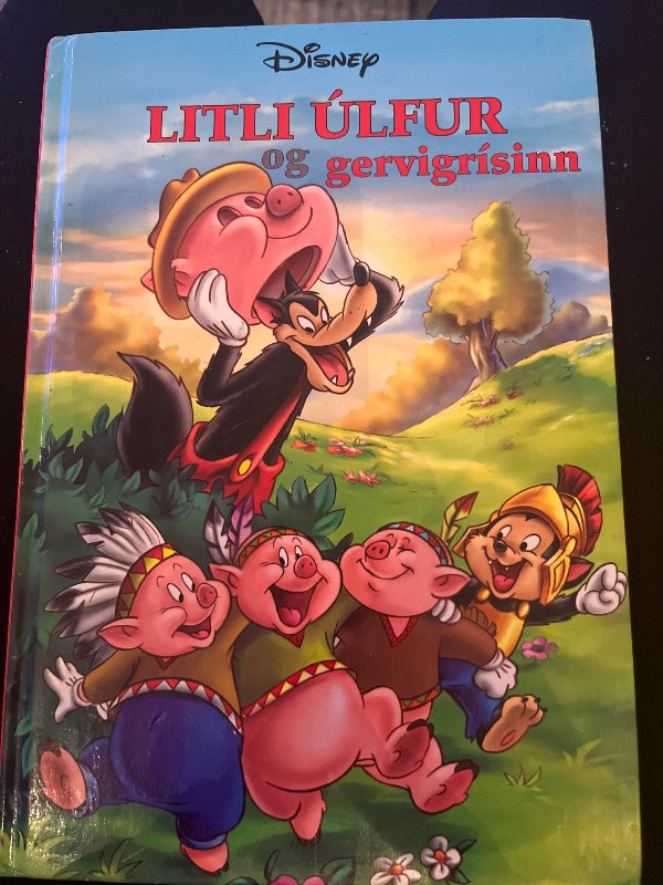 Disney bók Litli úlfur og gervigrísinn
