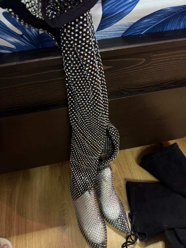Rhinestone boots