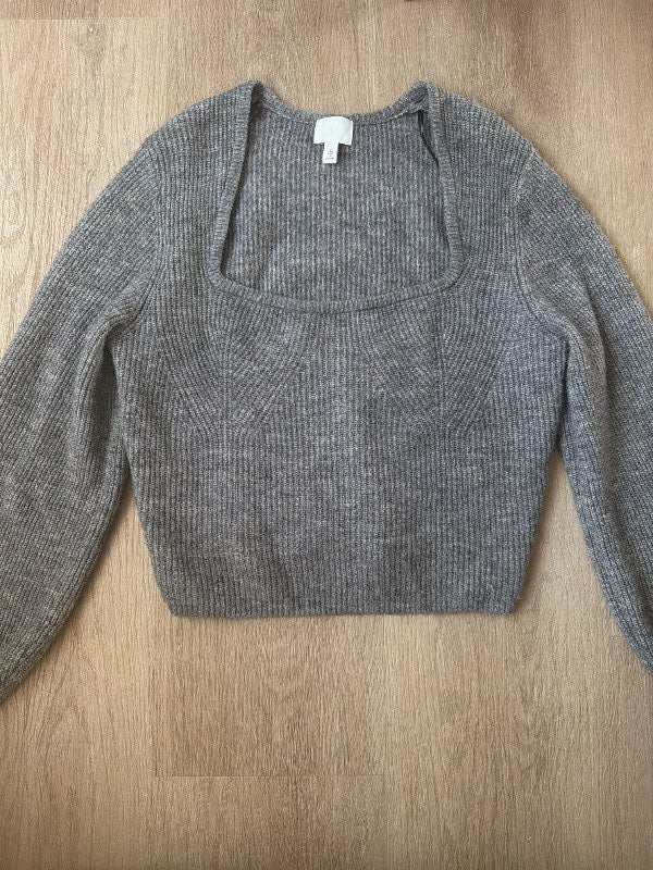 H&M grá peysa