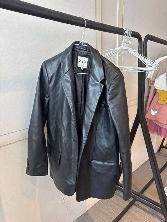 Zara leðurjakki
