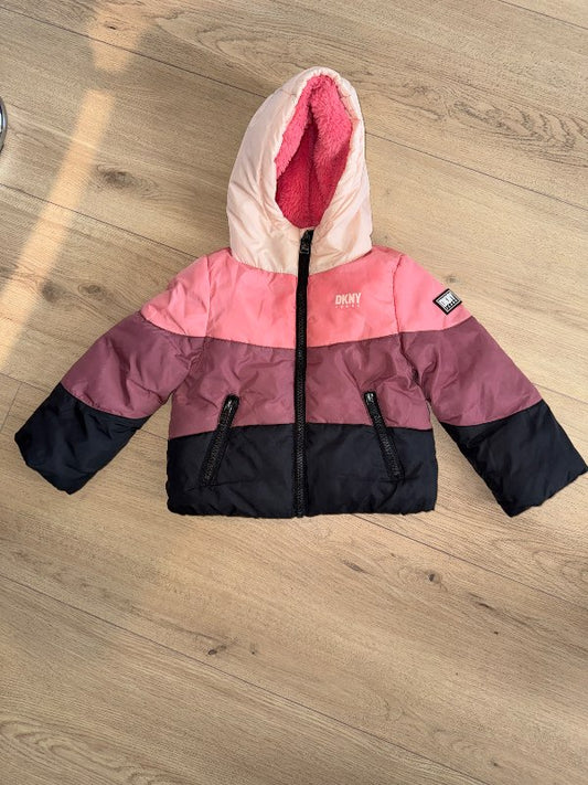 DKNY bleik úlpa