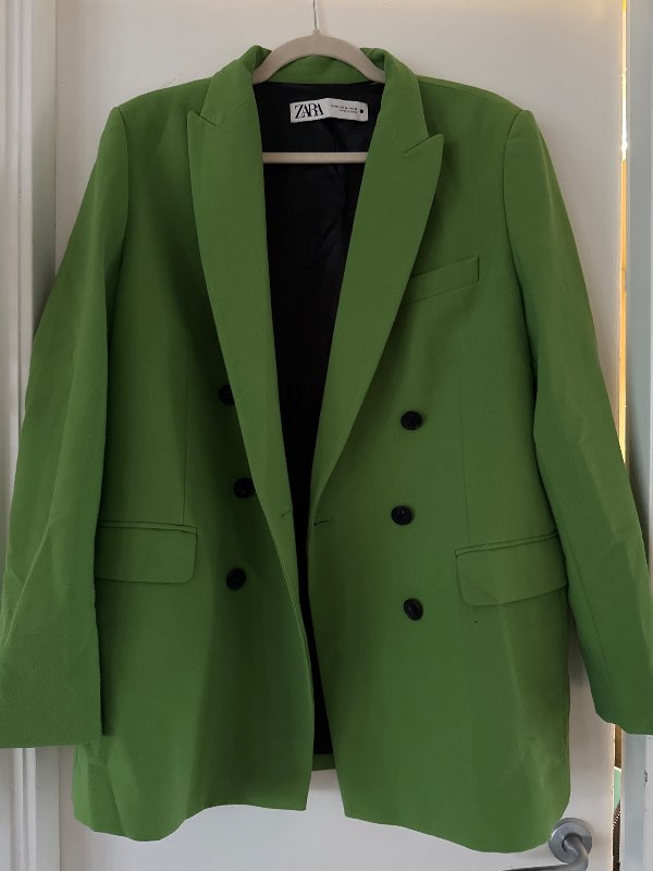 Green blazer