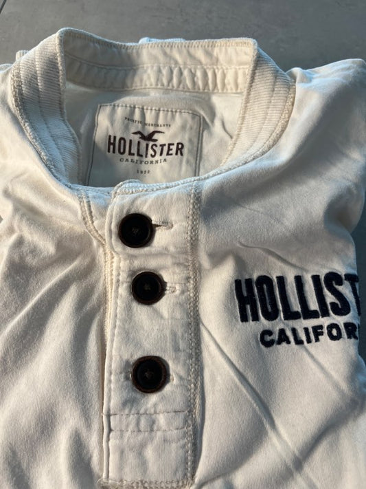 Hollister white peysa