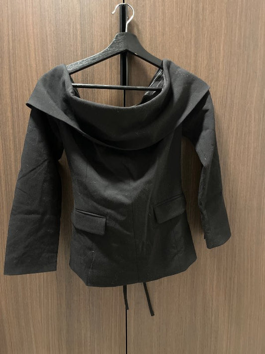 Asos svört spariblússa