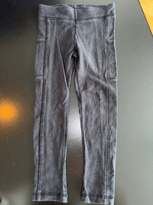 Buxur, leggings svartar