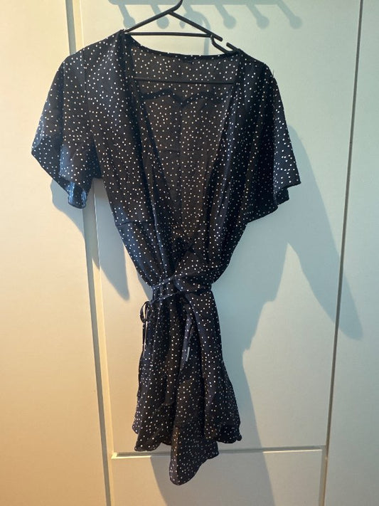 Black dot dress