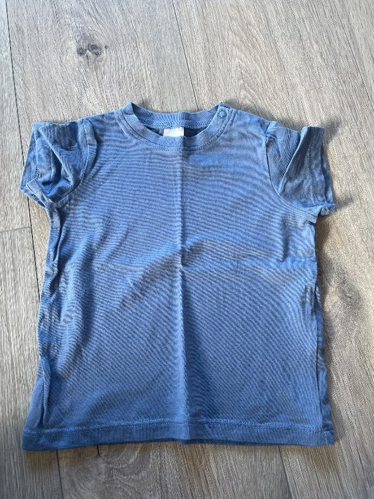 H&M blár stuttermabolur