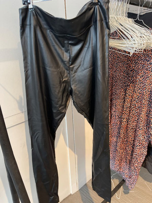 Leður leggings