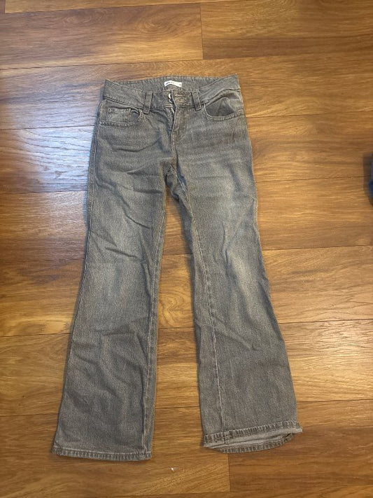 Gráar gina tricot gallabuxur