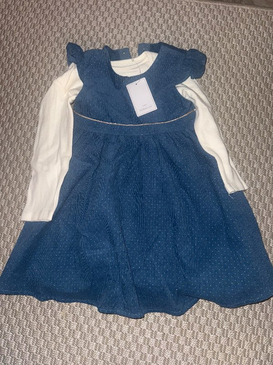 Blár kjóll (ónotaður)