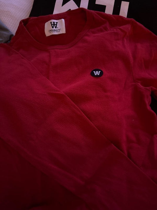 woodwood rauður langermabolur