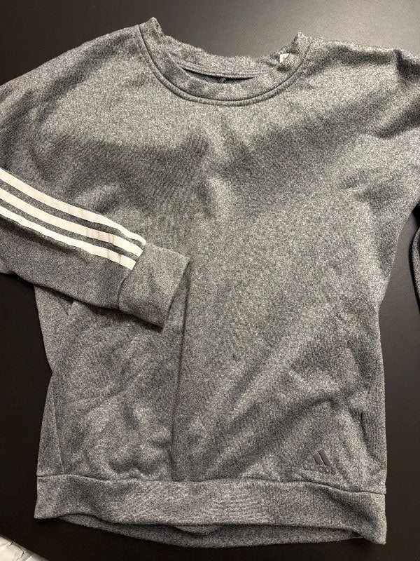 G Grá Adidas peysa S