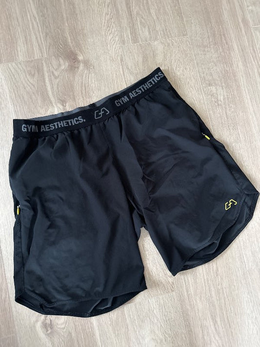 Gym stuttbuxur m gulu