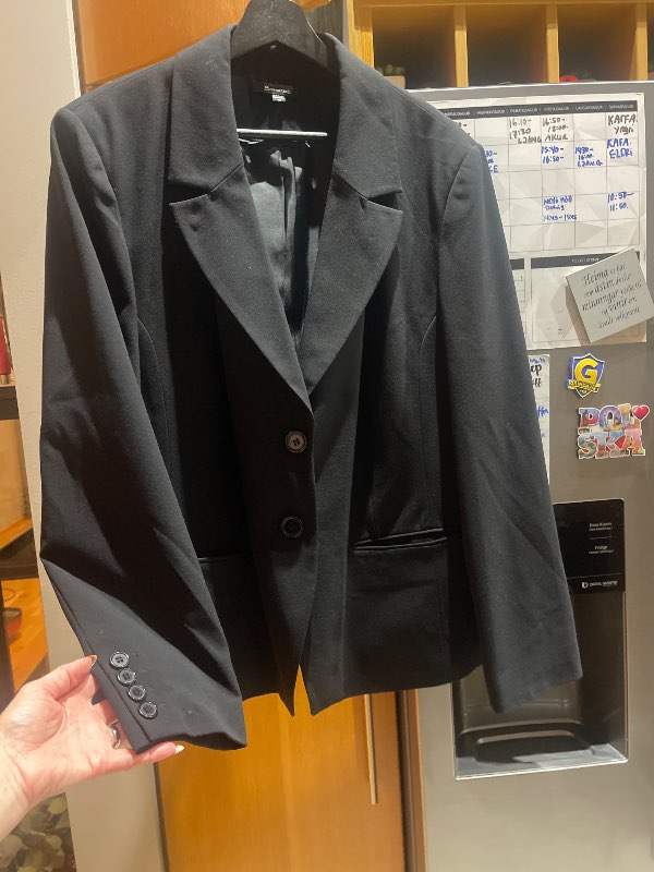 Svartur brandtexs sparijakki