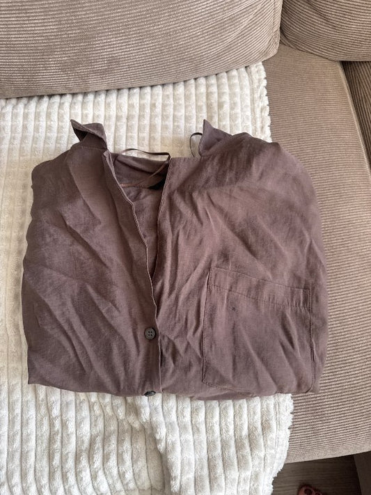 Zara brúnn bolur