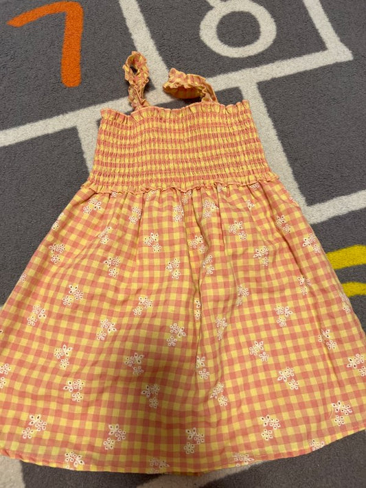 kjóll Zara Orange