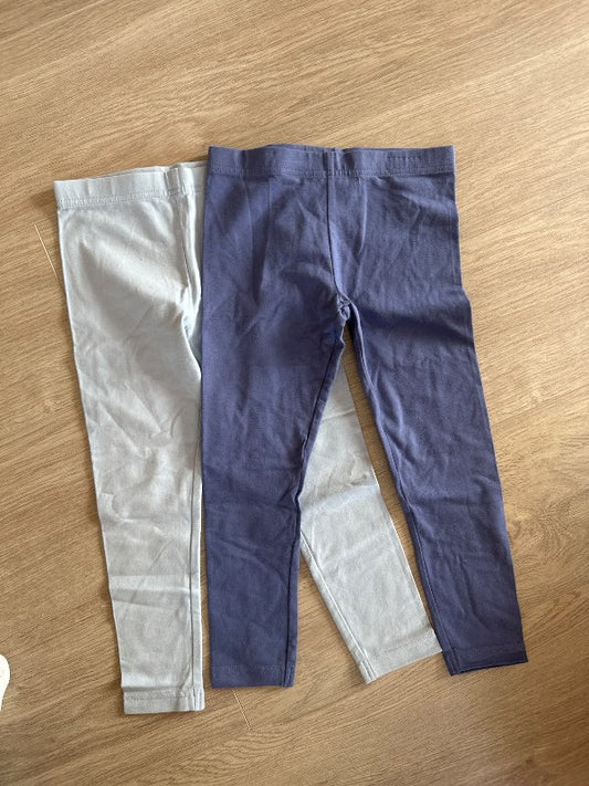 Tvær saman bláar leggings