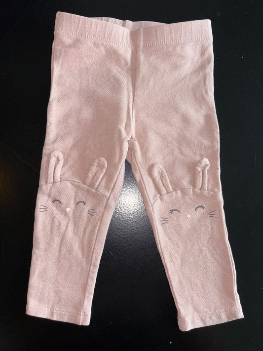 Buxur, bleikar leggings kanínu