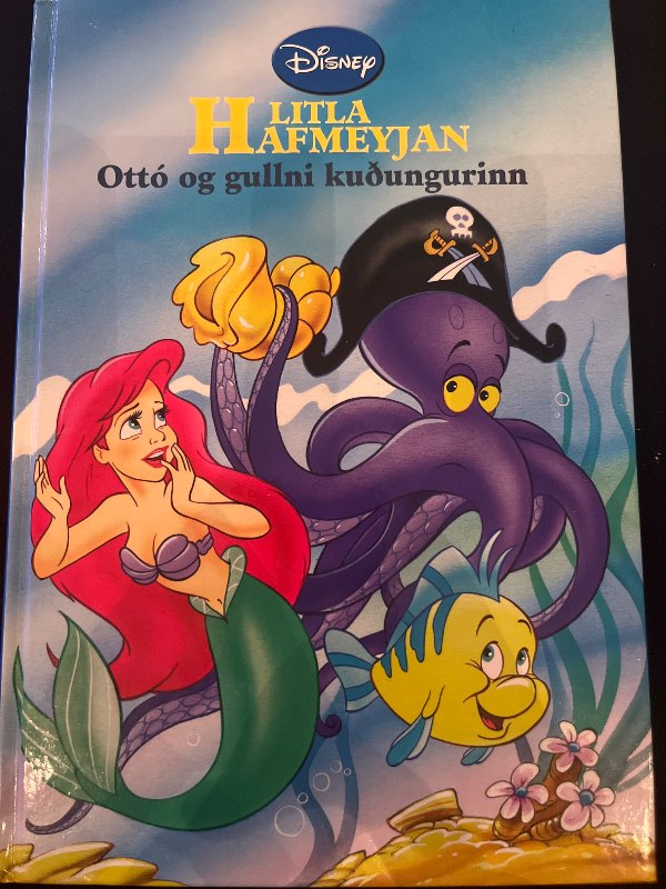 Disney bók Litla hafmeyjan