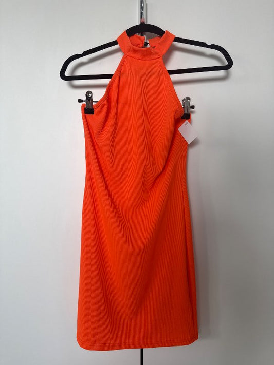 Kjóll ermalaus orange