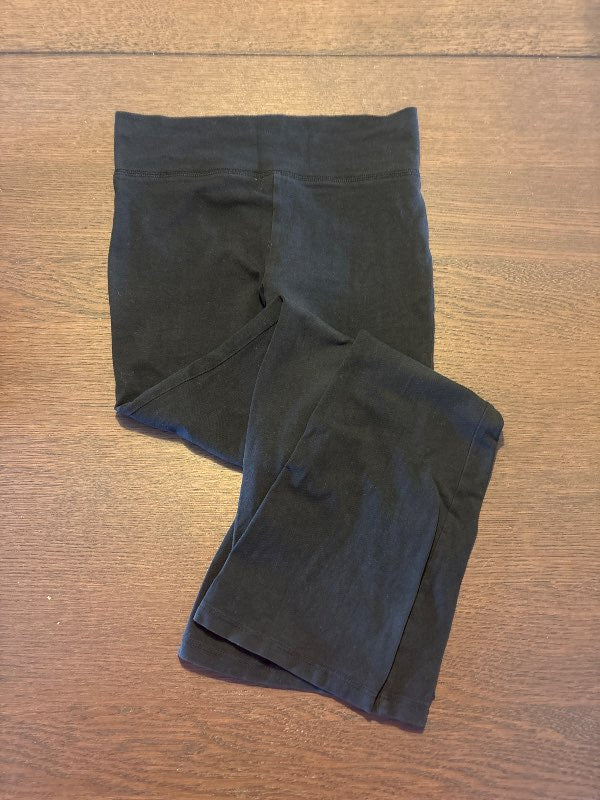 Útvíðar leggings svartar