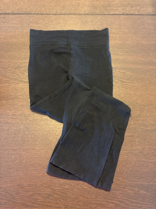 Útvíðar leggings svartar