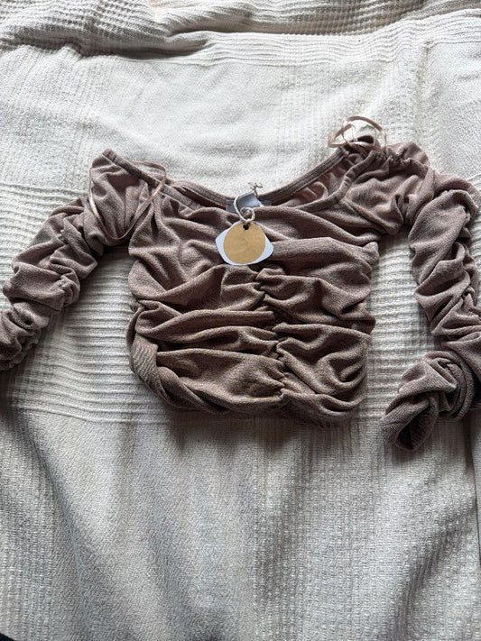 Beige elegant long sleeve